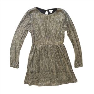 Xhilaration Metallic Gold Dress